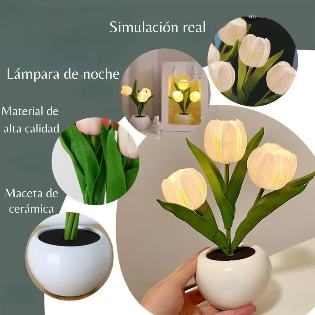 Tuliora - Lámpara LED de Tulipán